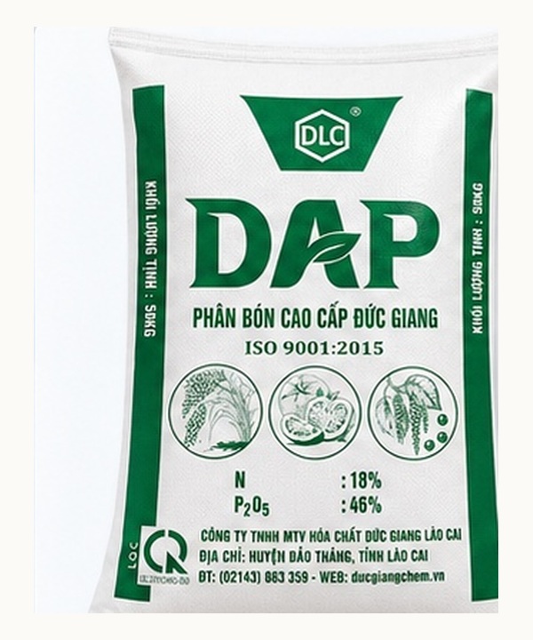 Duc Giang DAP 18-46 50 kg producer packaging reference